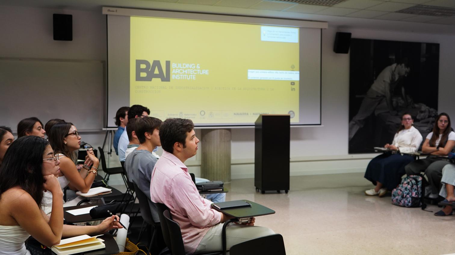 Así ha sido la masterclass de BAI en la ETSAUNAV