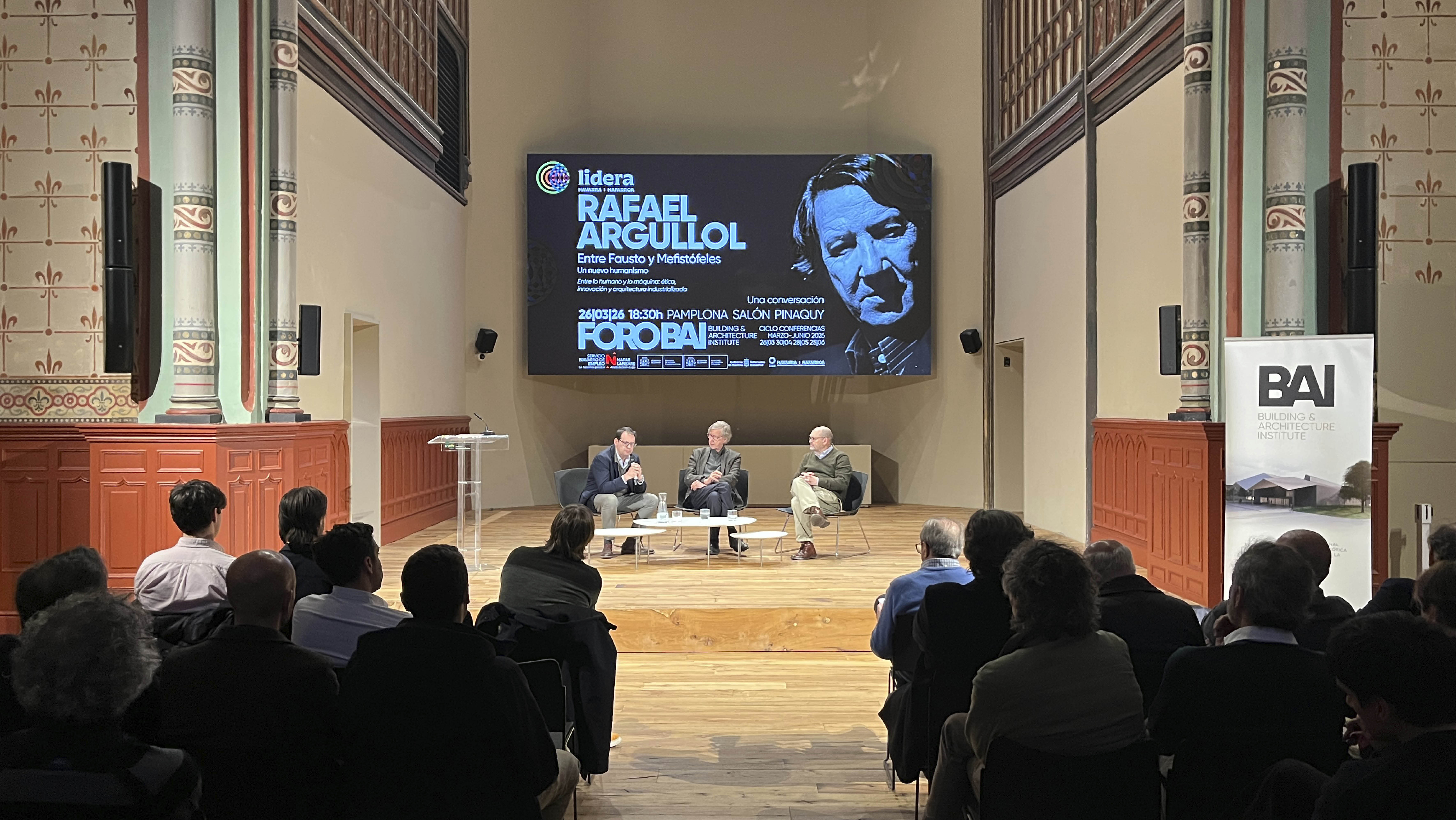 Pensamiento, técnica y cultura: Rafael Argullol inaugura FORO BAI 2026