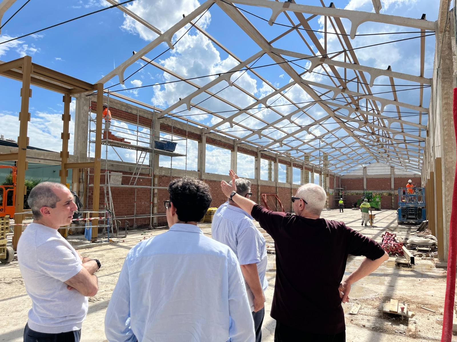 Las obras de construcción de la futura sede de BAI continúan avanzando