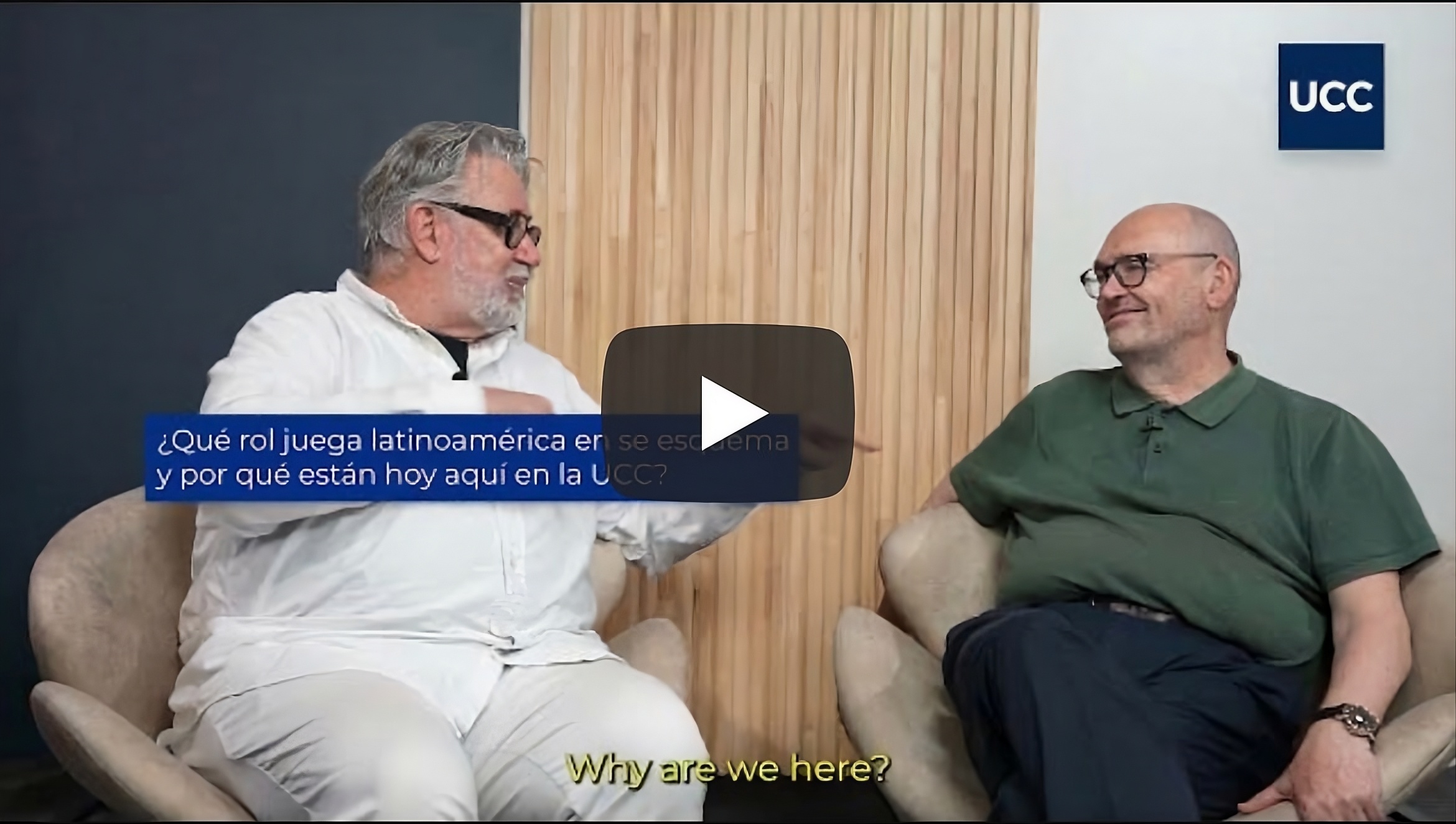 BAI Building Architecture Institute en la UCC: charla con Francisco Mangado y Andrea Deplazes