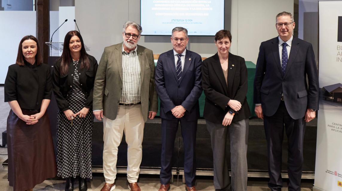 El ecosistema del BAI se fortalece con la firma de convenios con la UPNA, la Universidad de Navarra y la ETH Zurich
