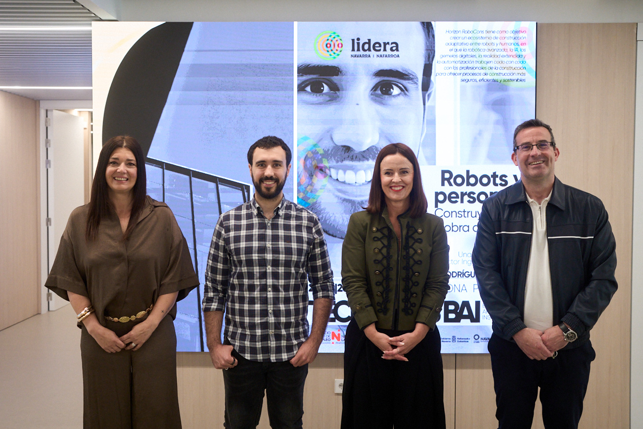 De la automatización industrial a integrar la robótica en la construcción navarra del futuro