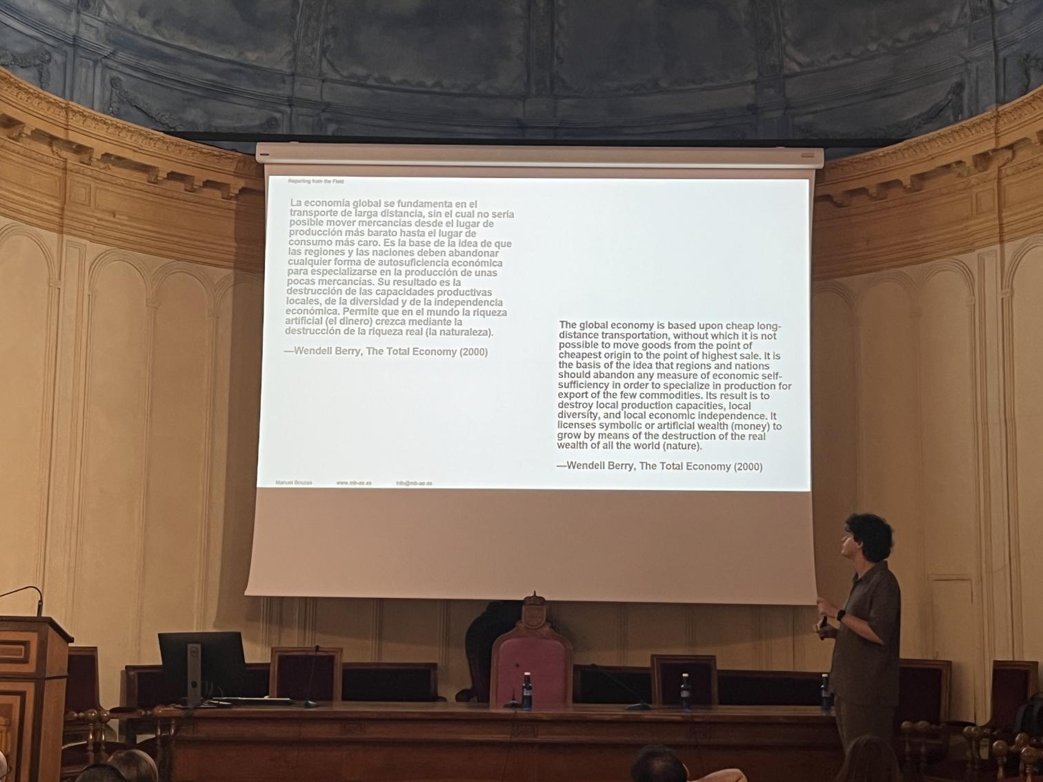 Manuel Bouzas protagoniza una nueva sesión de FORO BAI dedicada a arquitectura, ecología y equilibrio territorial