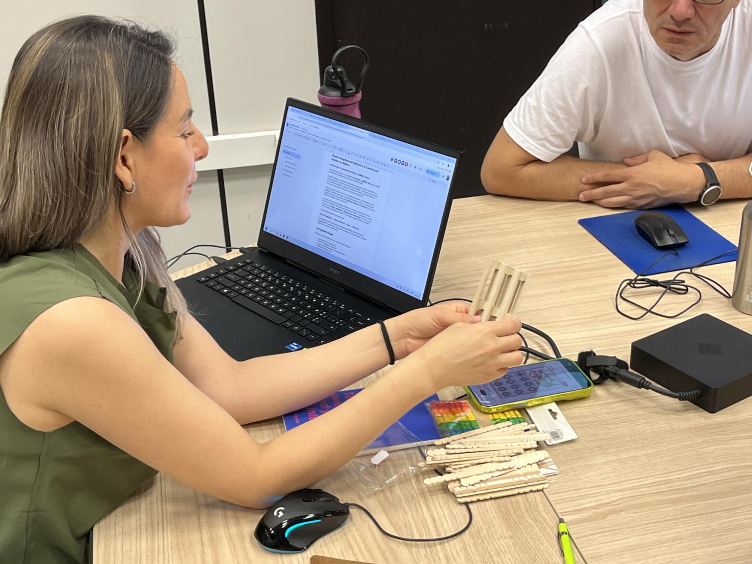 Así fue el taller de Diseño Computacional aplicado a la Construcción Robótica en Madera