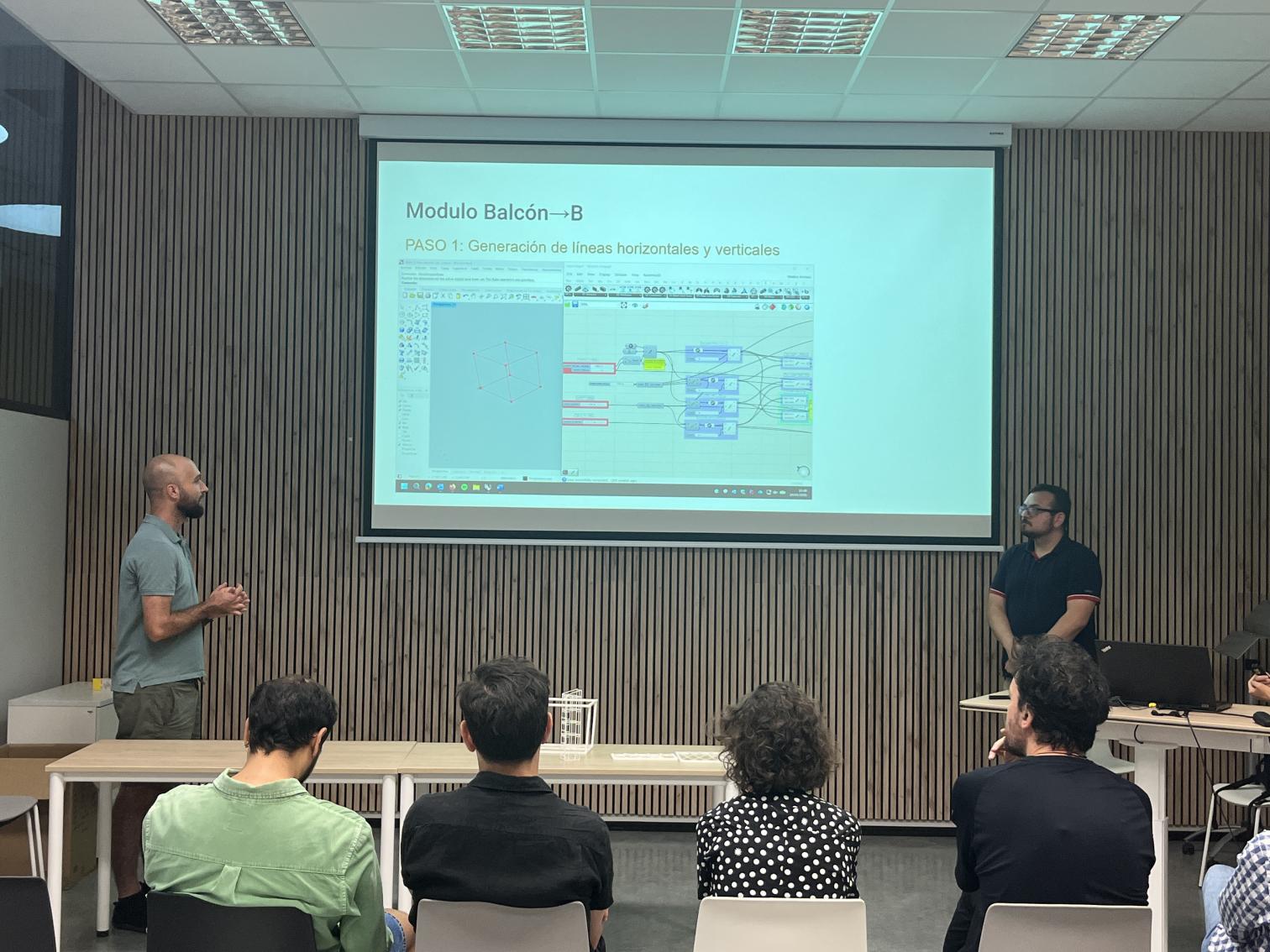 Así fue el taller de Diseño Computacional aplicado a la Construcción Robótica en Madera