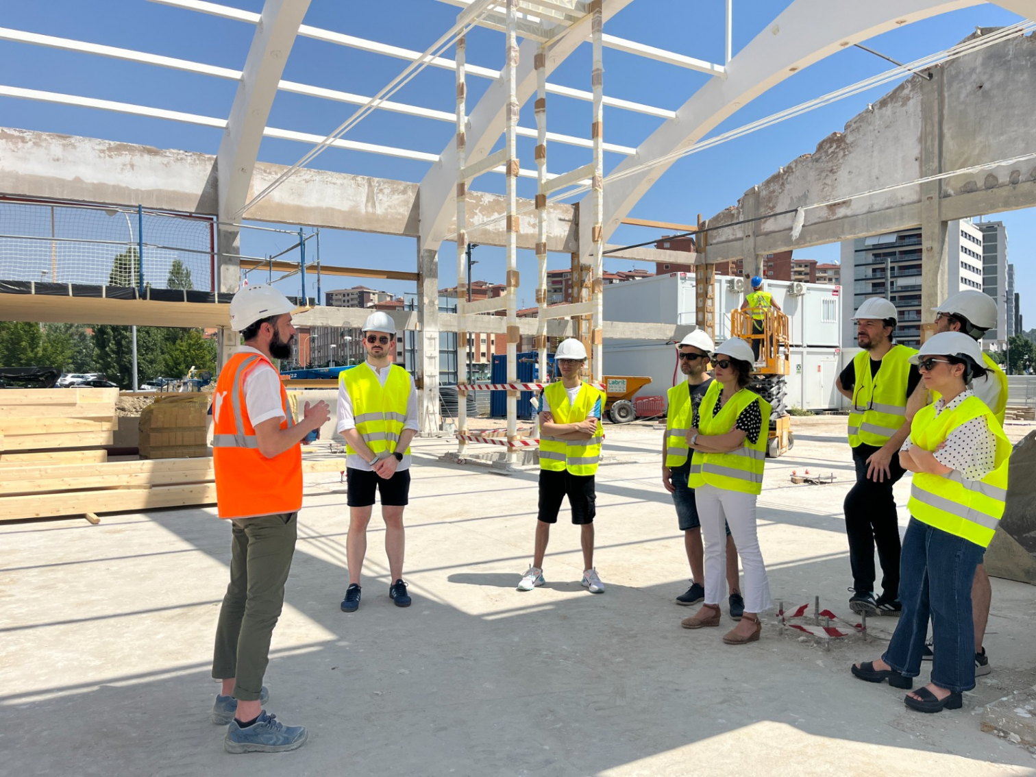 Nuevo BAI On Site: visita a las obras de la futura sede de BAI como cierre del taller de Diseño Computacional