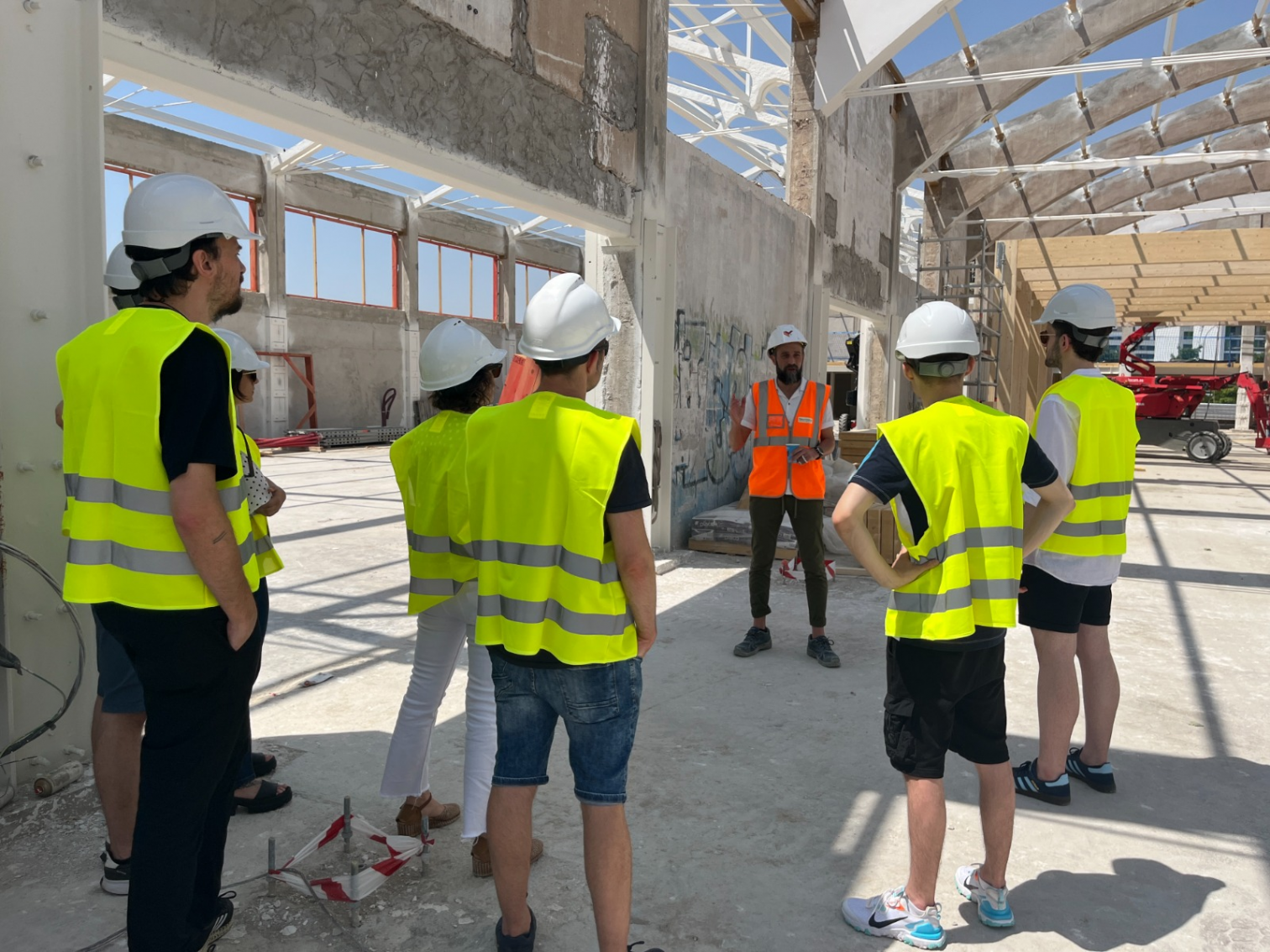 Nuevo BAI On Site: visita a las obras de la futura sede de BAI como cierre del taller de Diseño Computacional