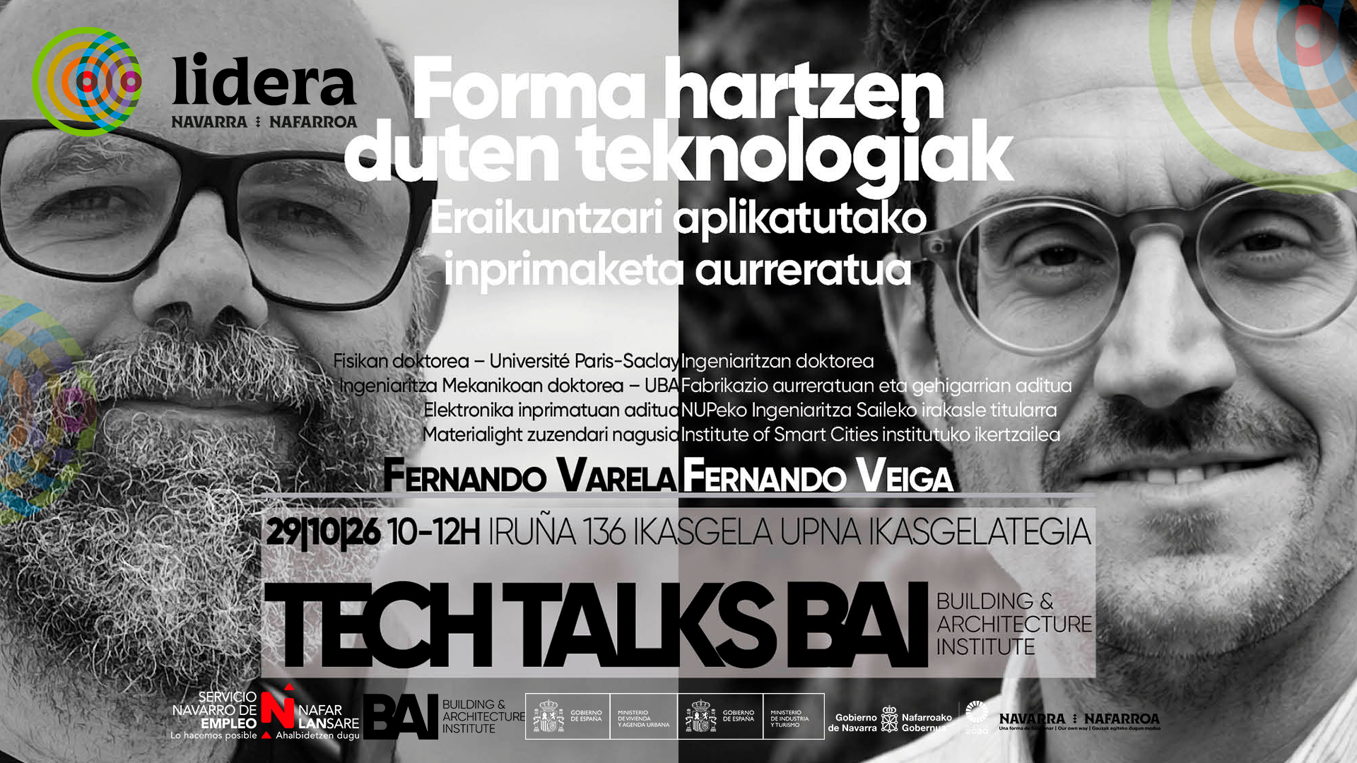 TECH TALKS BAI: Forma hartzen duten teknologiak. Eraikuntzari aplikatutako inprimaketa aurreratua
