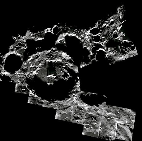 Estudio sobre asentamientos en la Luna, Polo Sur