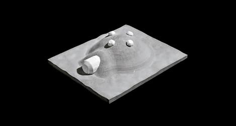 Estudio sobre asentamientos en la Luna, Polo Sur