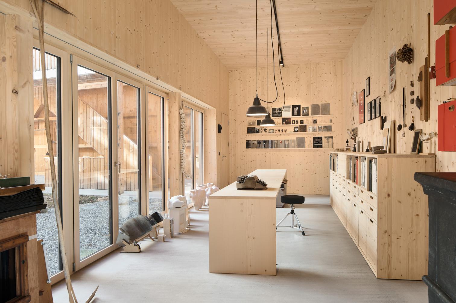 Residential and Studio House Lind in Urmein (Switzerland)