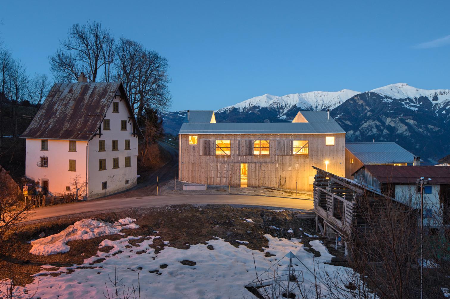 Residential and Studio House Lind in Urmein (Switzerland)