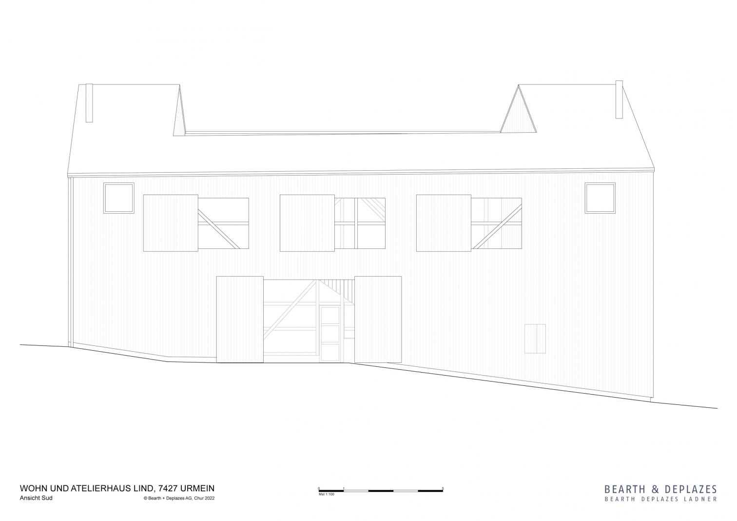 Residential and Studio House Lind in Urmein (Switzerland)