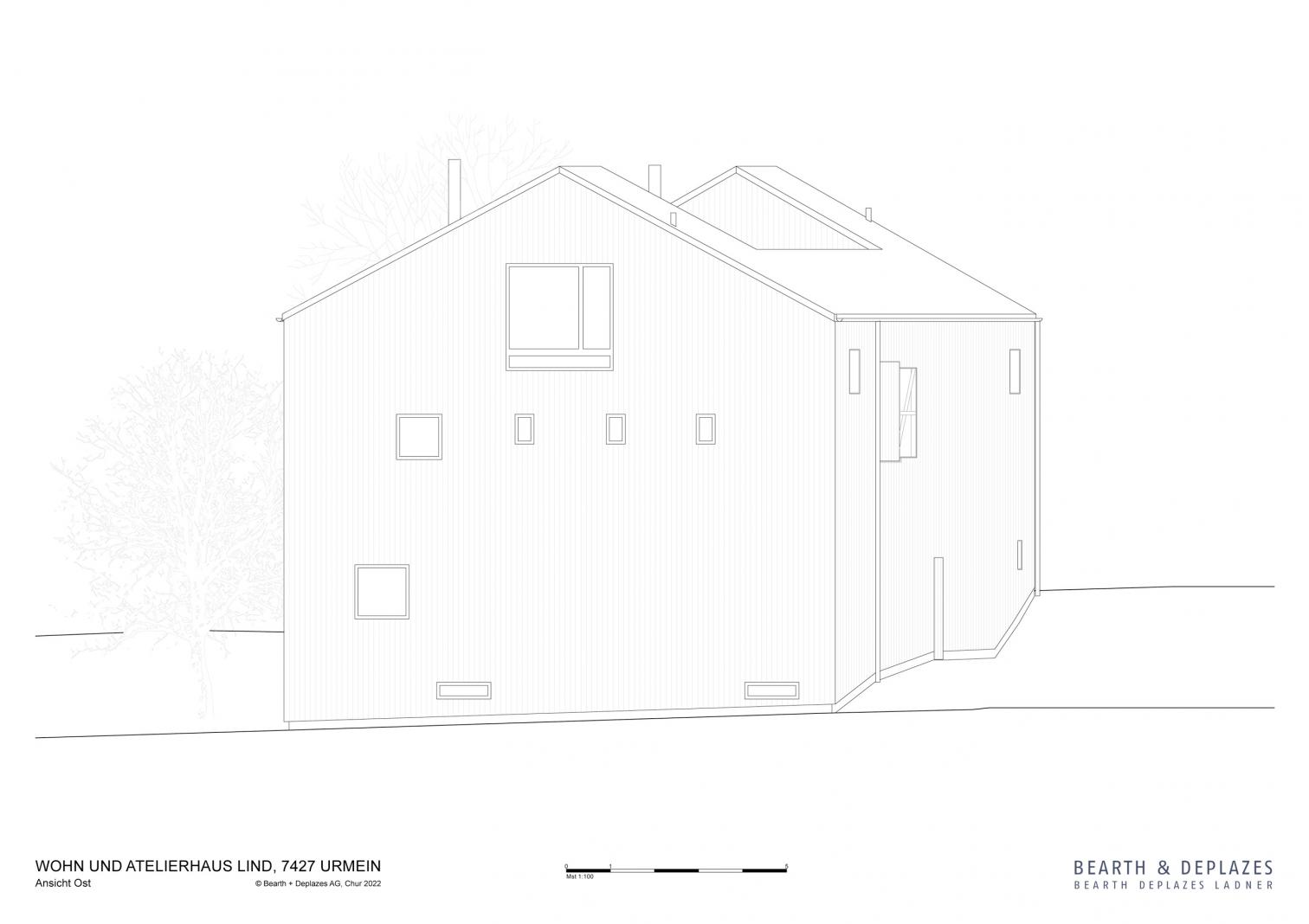 Residential and Studio House Lind in Urmein (Switzerland)