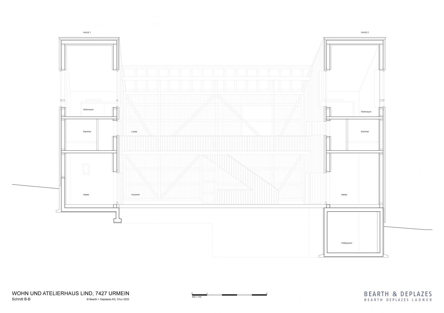Residential and Studio House Lind in Urmein (Switzerland)