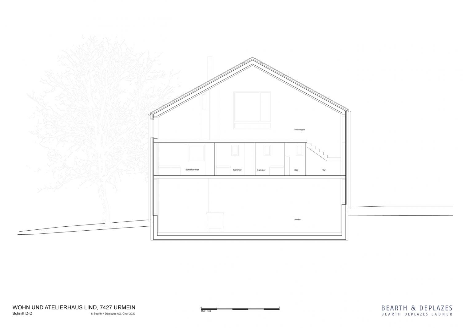 Residential and Studio House Lind in Urmein (Switzerland)