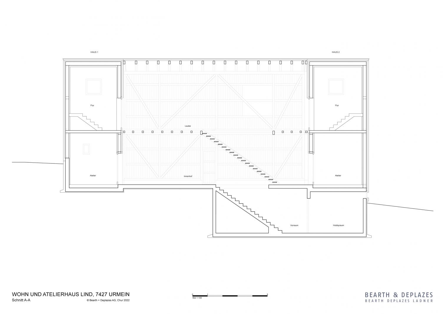 Residential and Studio House Lind in Urmein (Switzerland)