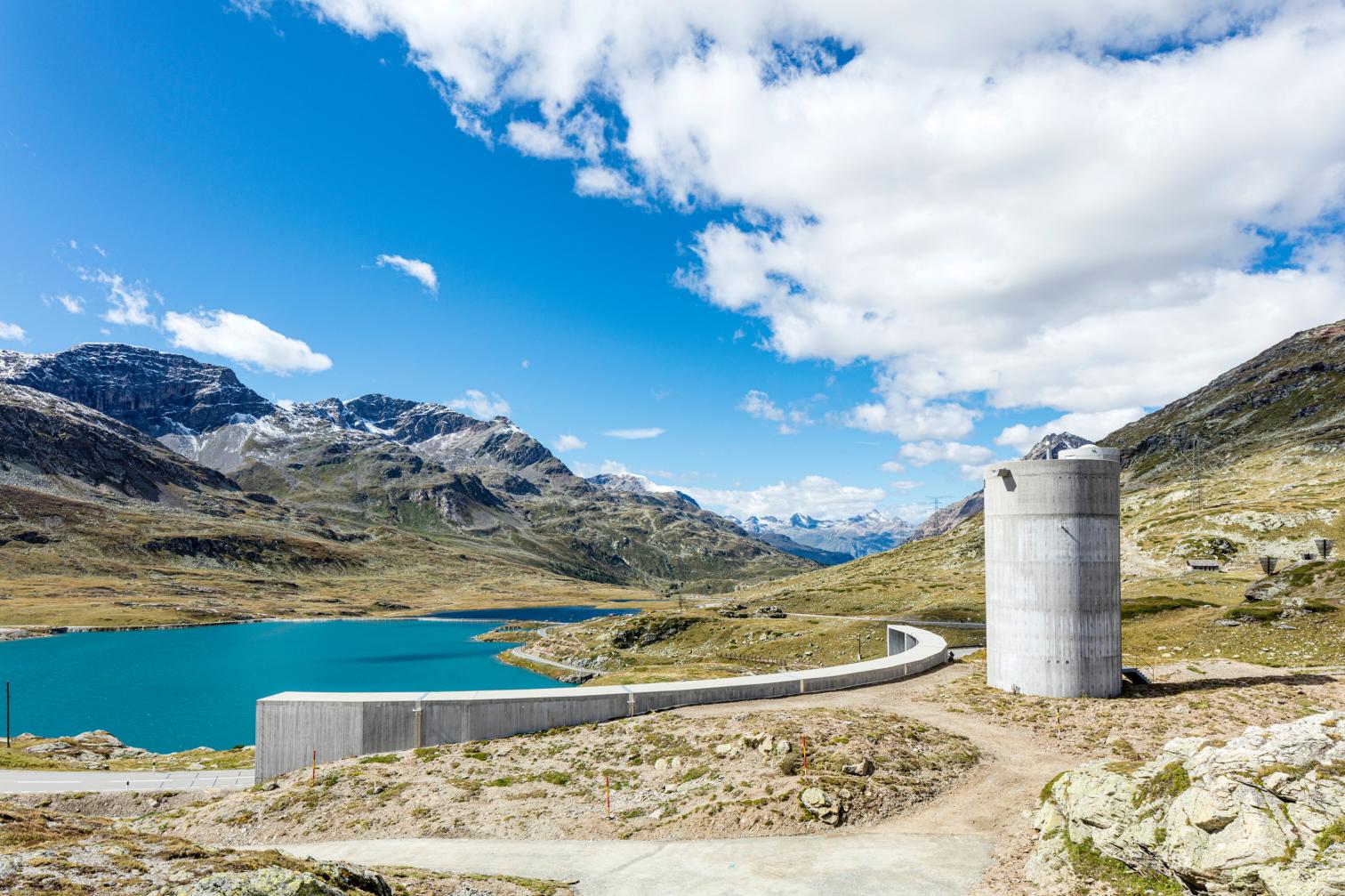 Bernina Pass Maintenance Base in Grisons (Switzerland)