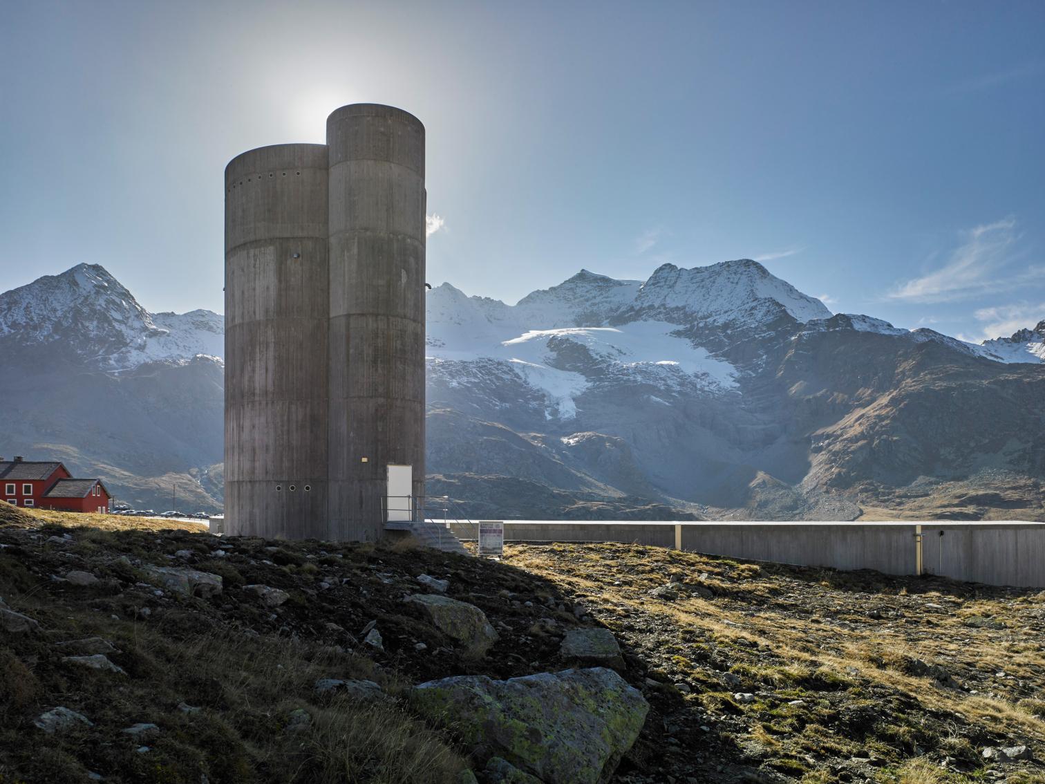 Bernina Pass Maintenance Base in Grisons (Switzerland)